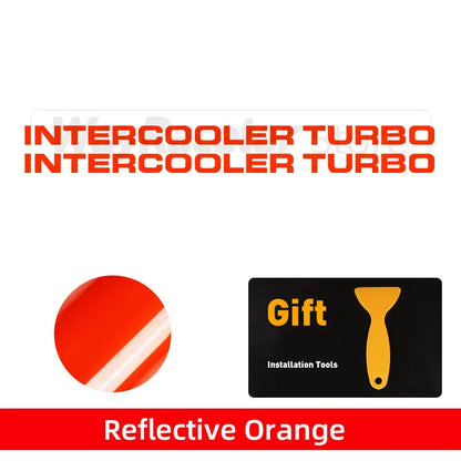 Autocolante Intercooler Turbo