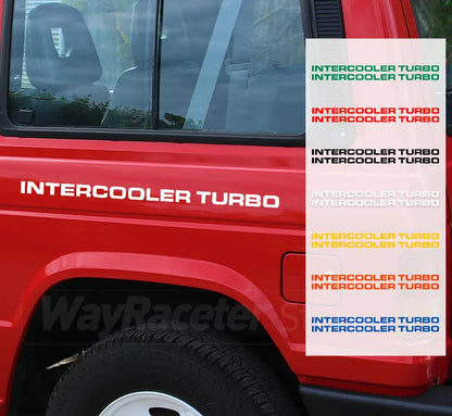 Autocolante Intercooler Turbo