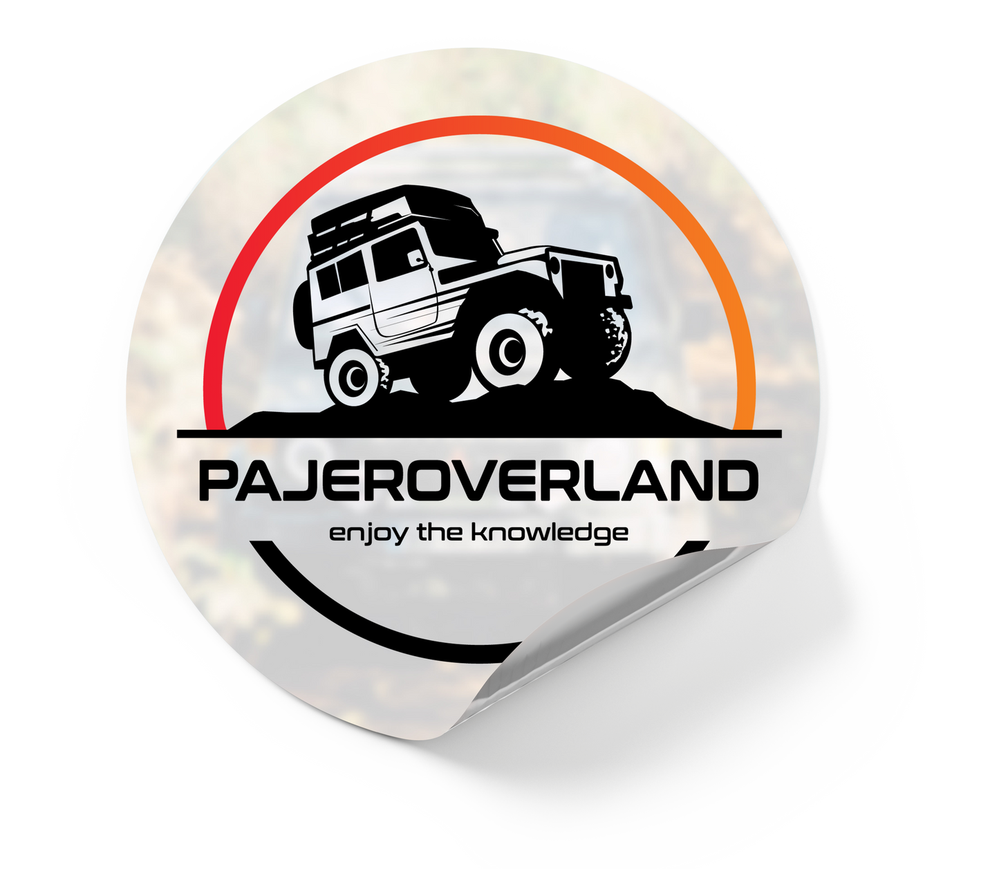 Autocolante Pajeroverland